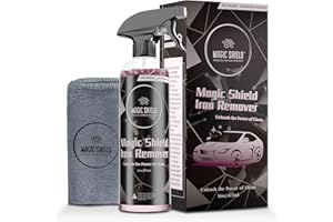 Magic Shield Iron Remover Spray 16oz – pH-Neutral Formula for Cars, Motorcycles, RVs, & Boats │ Fast 5-Minute Reaction │ Safe