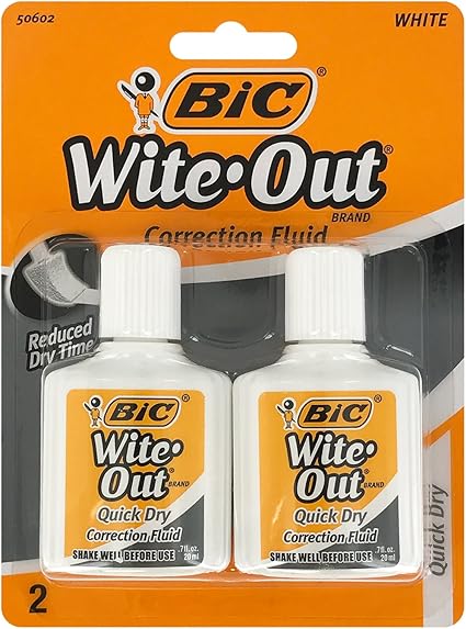 What is white out made of Clearance