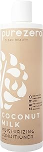 Purezero Coconut Milk Moisturizing Conditioner - 12 Fl Ounces - Intense Hydration & Increase Shine - Fight Dandruff & Frizz -