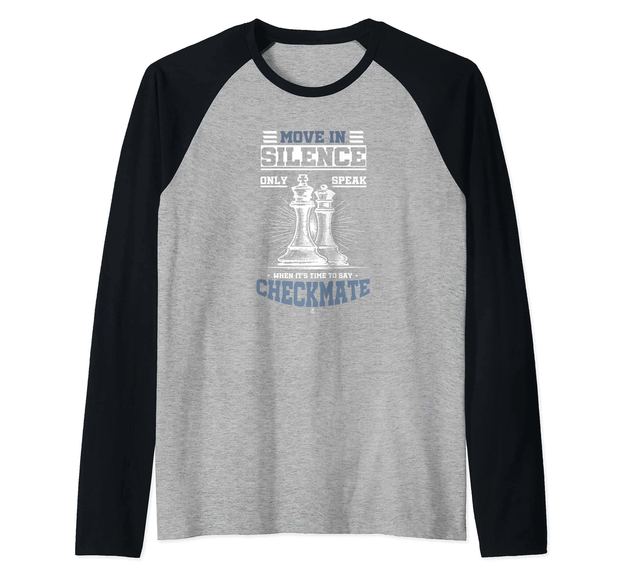 Chess Player Awesome Checkmate Board Game Strategy Raglan Baseball Tee