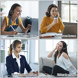 PrancyBt Wireless Headset, Bluetooth Headset with