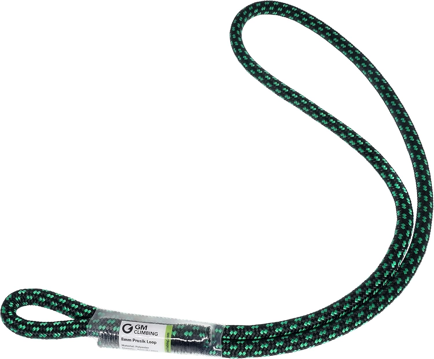 GM CLIMBING 8mm (5/16") Prusik Loop Pre-Sewn 18 inches : Sports & Outdoors