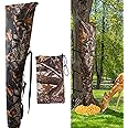 Waterproof Deer Bag Feeder with Adjustable Strap, Hanging Gravity Deer Corn Feeder Camo Tree Hugger Game Feeder for Hunting and Feeding Wild Animals, 100 lb, Weatherproof Oxford Fabric