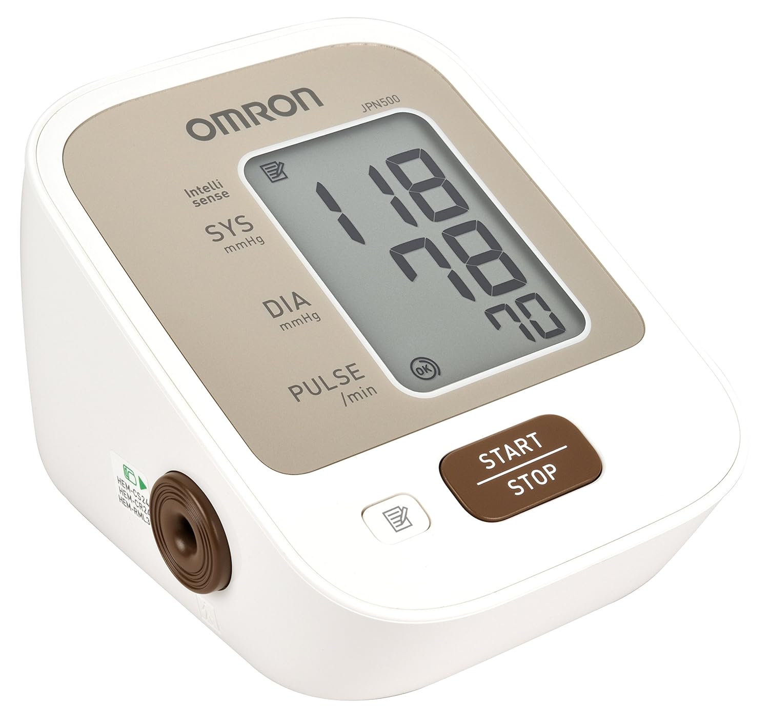 Omron JPN 500 Automatic Blood Pressure Monitor(White) Amazon.in