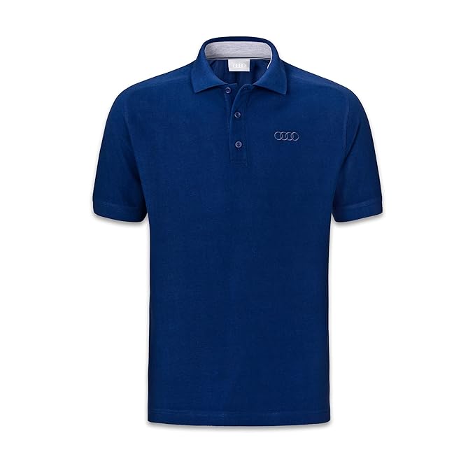 Audi Herren Poloshirt Ringe blau (XL)