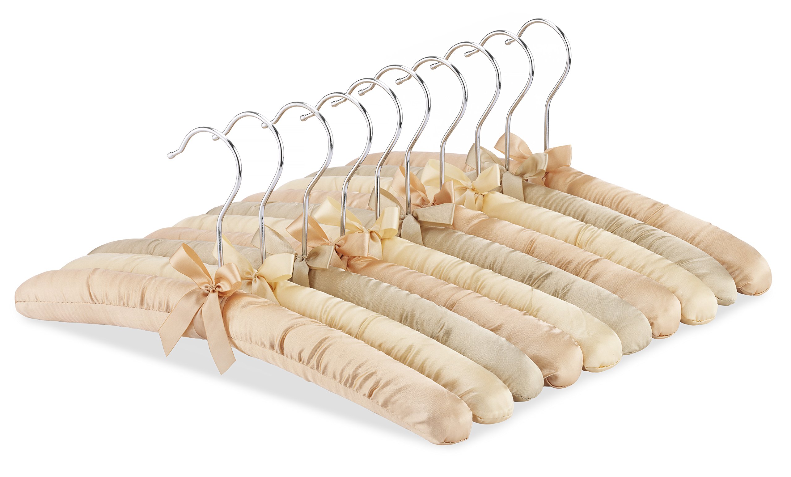 Anti Slip Padded Hangers with Chrome Hook Heavy Duty for sweaters, Dresses, eBay