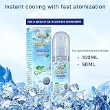 Jomewory 50ml Cooling Mist Body Spray Long Lasting for Sports Outdoors Camping view 2