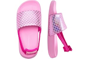 IceUnicorn Kids Slide Sandal Summer Beach Water Shoes Casual Slip-On Flat Shoes Slippers