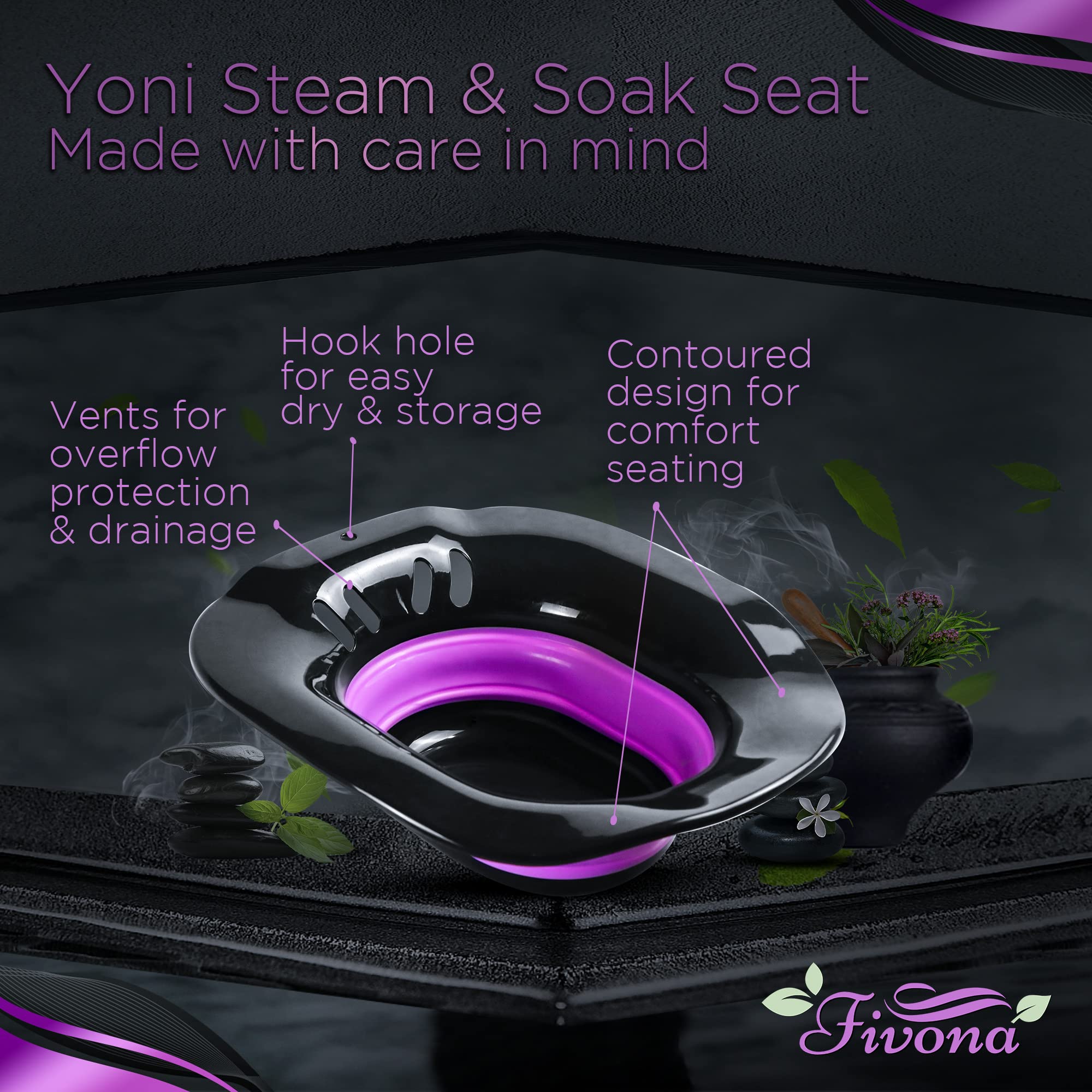 Mua Fivona Foldable Sitz Bath Yoni Steam Seat for V Steaming and Sitz ...