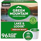 Green Mountain Coffee Roasters, Medium Roast, Keurig Single-Serve K-Cup Pods, Lake and Lodge Coffee, 96 Count