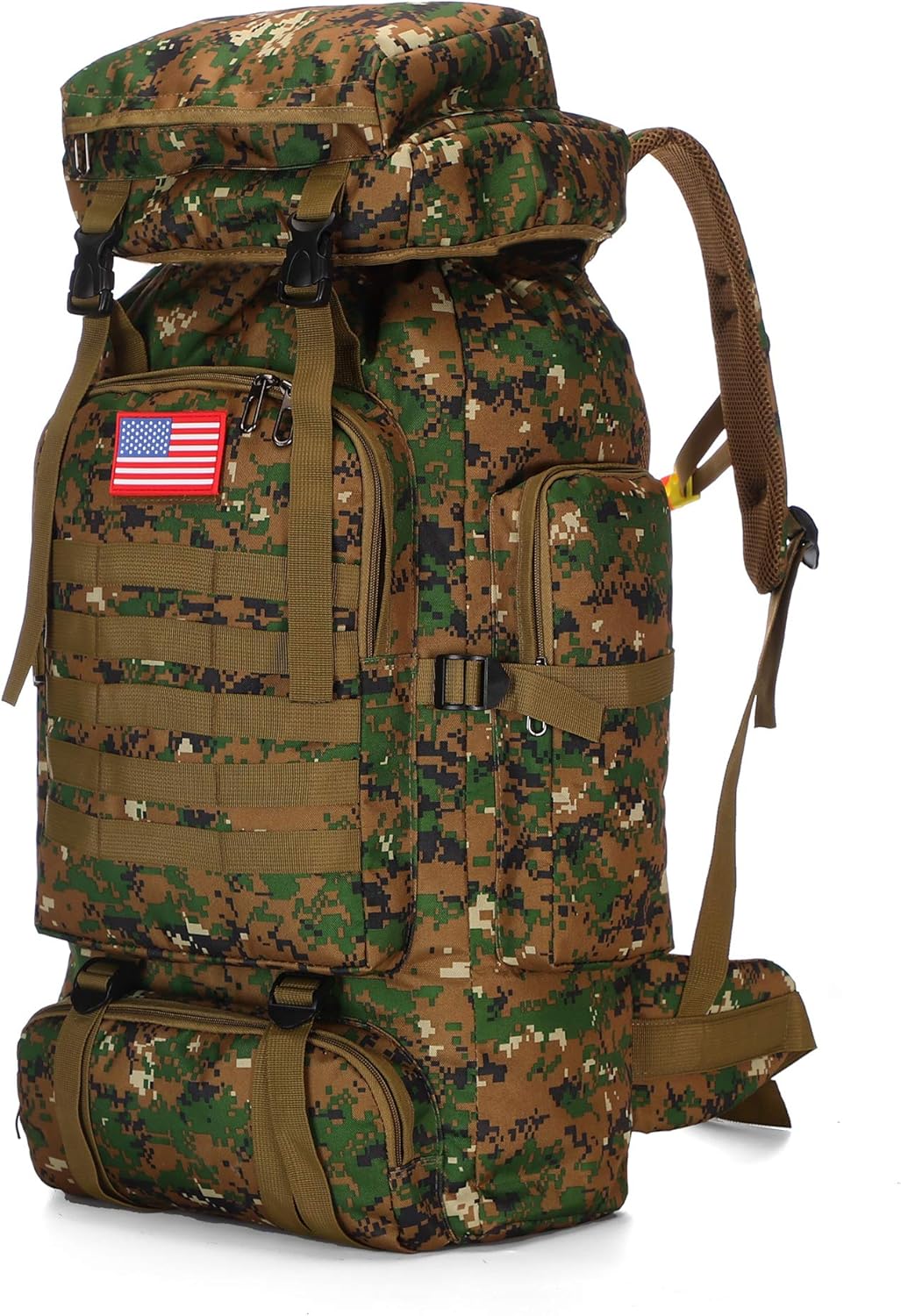 CCity Camo 70L Camping Hiking Military Tactical Backpack Outdoor Water