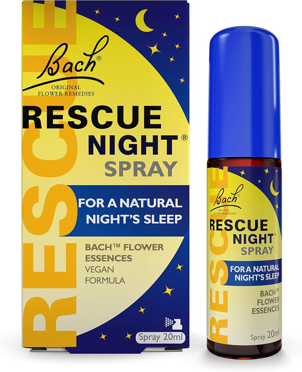 RESCUE Night Spray 20ml Natural Sleep Support Bach Essences