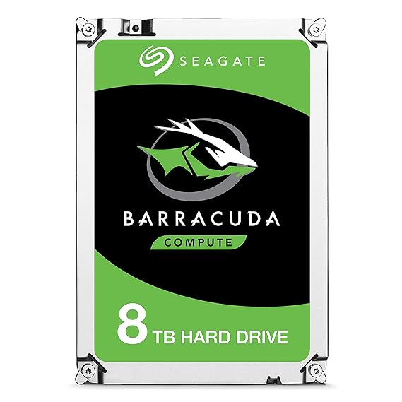 Seagate Barracuda 8 TB interne Desktop Festplatte (SATA, 64 MB Cache, SATA 6Gb/s)