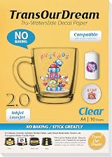 TransOurDream Tru-Waterslide Decal Paper Clear 2.0 A4 10 Sheets