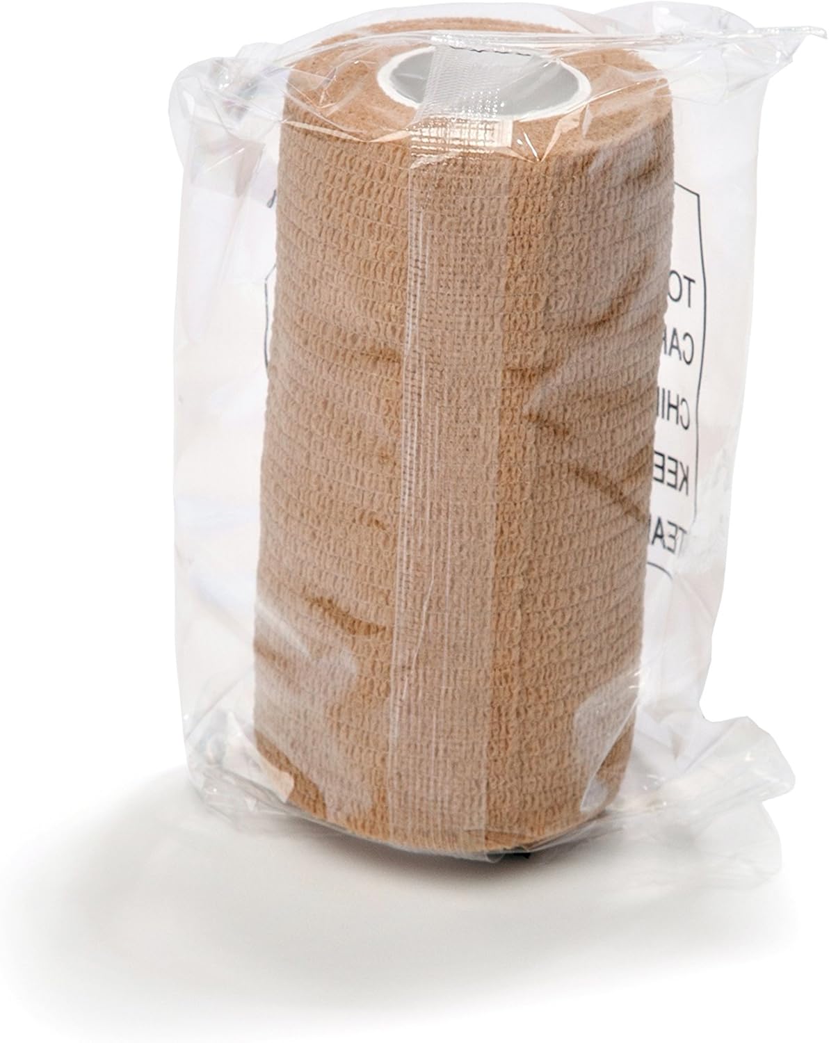 8-Piece Self Adherent Cohesive Wrap Bandages Bundle Pack, 3-in Wide 5 yds Self Adhesive Non Woven Bandage Rolls, Brown Athletic Tape for Wrist & Hand, Premium-Grade Medical Stretch Wrap, Ankle Tape: Health & Personal Care