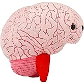 GIANT MICROBES Brain Plush, Gift for Med Student, Gifts for Neurologist, Brain Surgery Recovery, TBI Awareness, Neurology Gifts, Neuroscience Gift, Mental Health Awareness