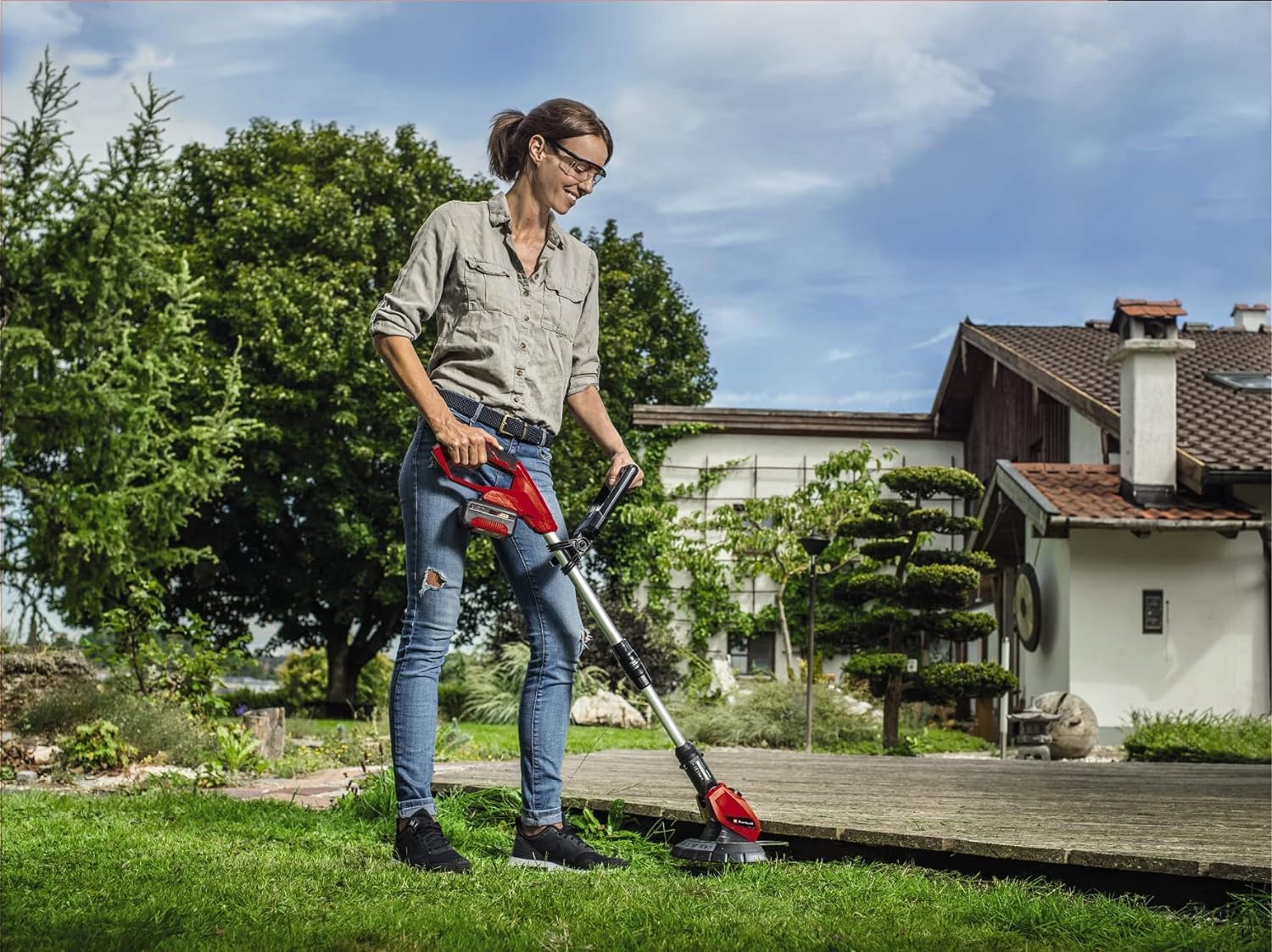 Einhell Akku-Rasentrimmer GE-CT 18 Li Solo 4
