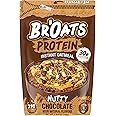 Br'Oats High Protein Oatmeal With 30g Of Protein Per Serving - Protein Packed Gluten Free Delicious Tasting High Protein Oats (Pack of 1, Nutty Chocolate)