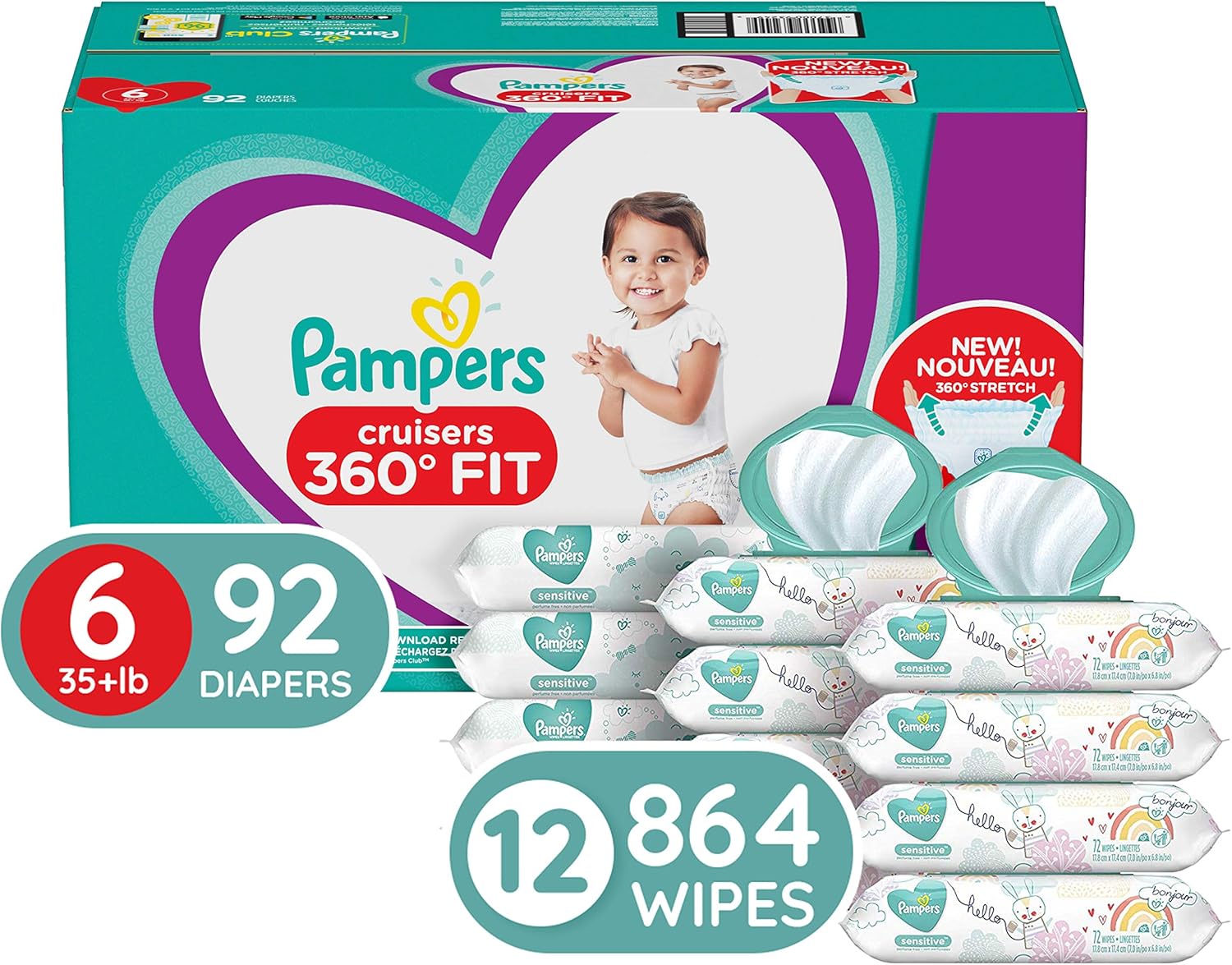 pampers 360 size 6
