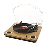 Buying Guide: Awesome Turntables For The Money (2022) 9 Ion Audio Max LP 3-Speed Belt Drive Wooden Turntable