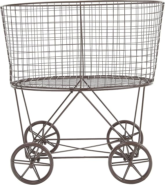 laundry basket on wheels amazon