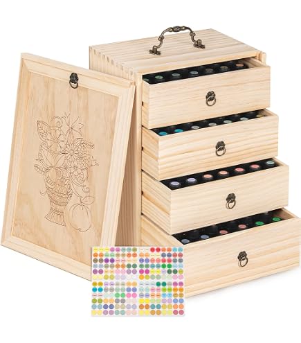 Amazon.com: TJ.MOREE Bamboo Essential Oil Organizer 2-Tier