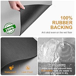Dish Drying Mats for Kitchen Counter, Waterproof