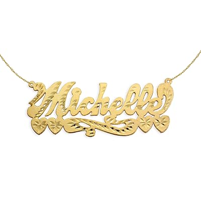 Buy Gold Name Necklace 24K Gold Plated 
