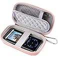 MP3 & MP4 Player Case for SOULCKER/G.G.Martinsen/Grtdhx/iPod Nano/Sandisk Music Player/Sony NW-A45 and Other Music Players with Bluetooth. Fit for Earbuds, USB Cable, Memory Card - Rose Gold