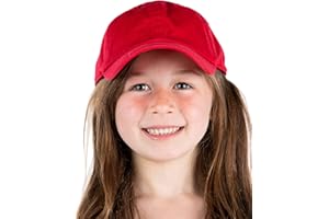 Funky Junque Kids Toddler Girl Boy Low Profile Washed Cotton Baseball Cap Hat