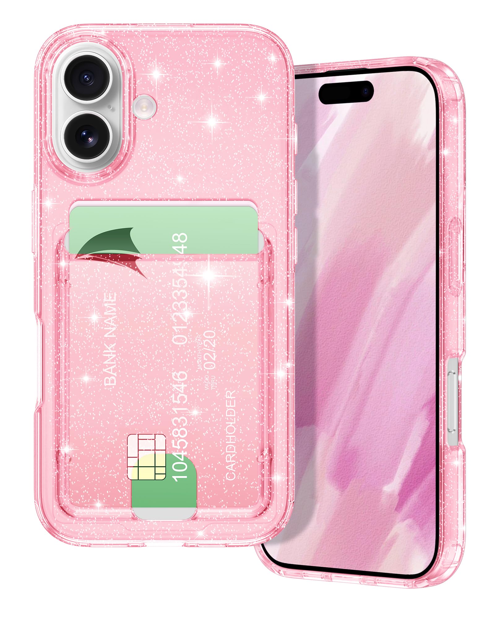 Petocase for iPhone 16 Wallet Case Card Holder Slot