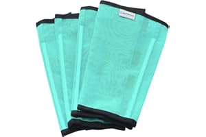 CareMaster Fine Mesh Fly Boots Loose Fitting & Non-Slip Horse Fly Leggings No More Horsefly Nuisance Greatly Reduce Stomping Breathable with Natural Air Flow (Set of 4)