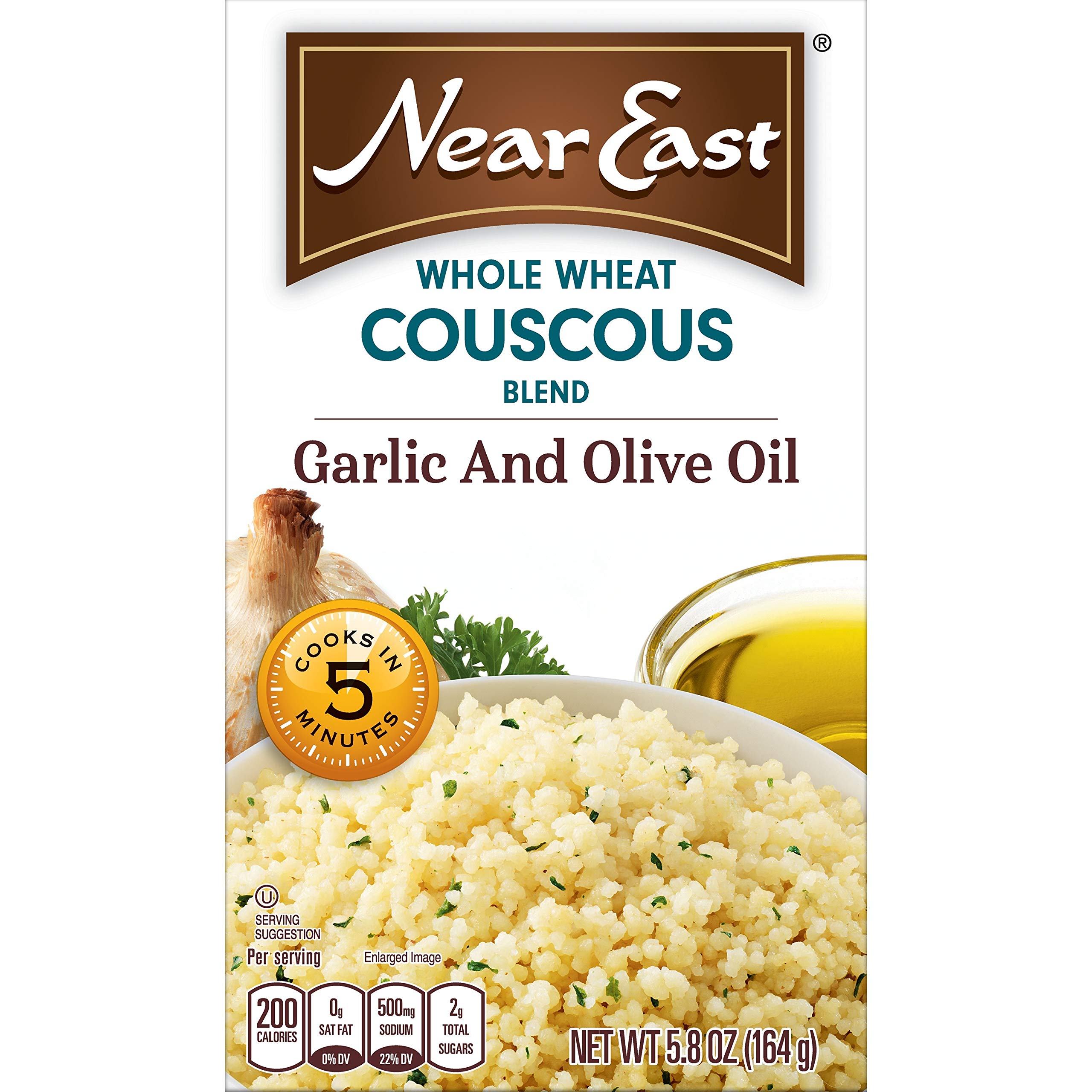 Near East Whole Grain Blend Wheat Couscous Roasted Garlic Olive Oil 5 8 Oz Pack Of 12 Boxes Buy Online In Brunei At Brunei Desertcart Com Productid 10644541
