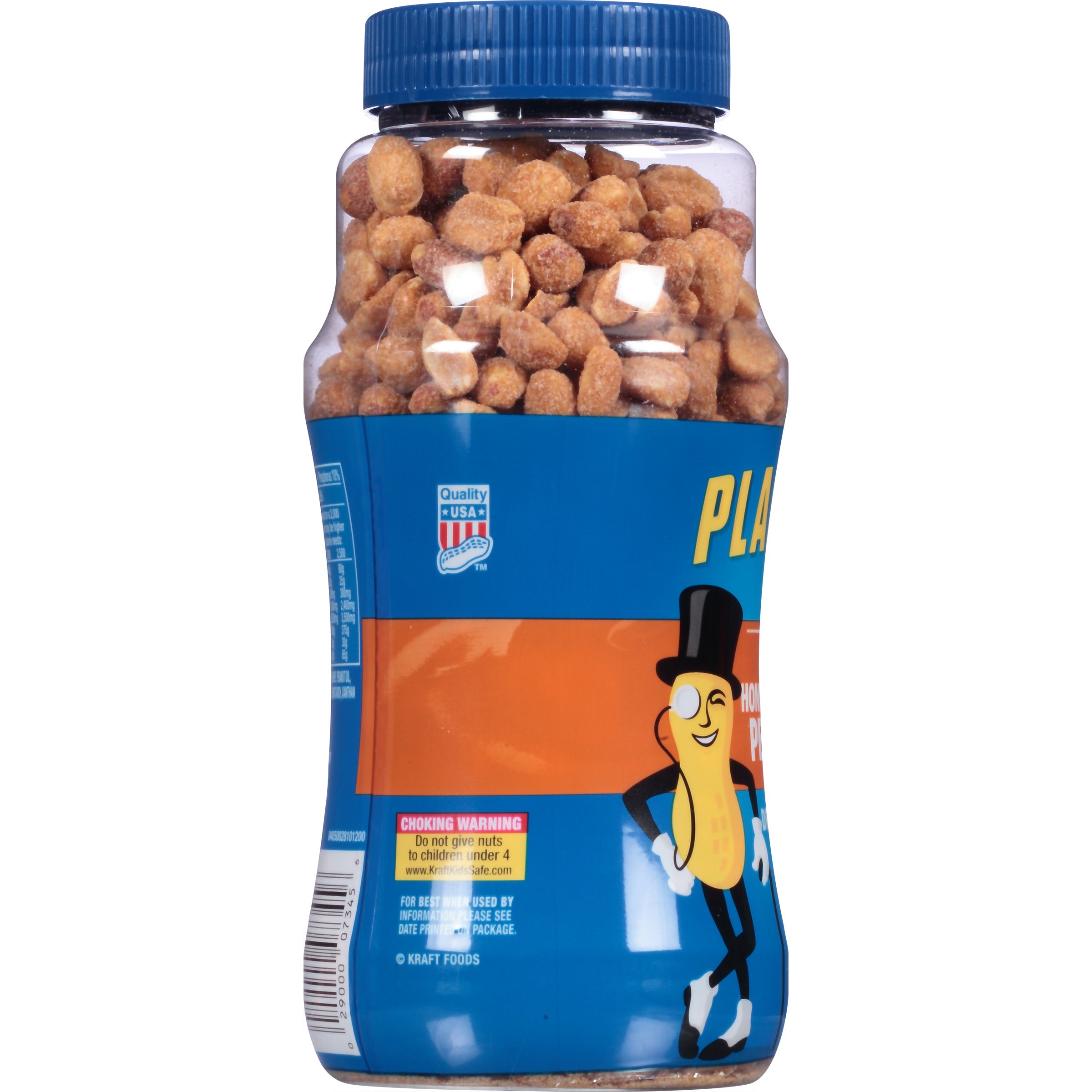 Planters Peanuts, Dry Honey Roasted & Salted, 16 Ounce Jar (Pack of 4