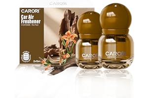Carori Car Air Freshener - The Adorable Lightbulb-Shaped - Automotive Vent Clip - Long Lasting Scent - Essential Oils - Scented Car Accessories - Sandalwood Perfume