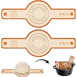 Premium Silicone Bread Sling - 8.3 Inch Non-Stick & Heat Resistant Dutch Oven Liners With Long Handles - Reusable Bread Mat F