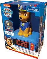 Lexibook Paw Patrol Chase Nightlight Alarm Clock LCD Backlit Blue view 7