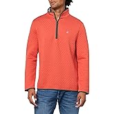 Brooks Brothers mens Knit Diamond Quilted Half-zip Long Sleeve Sweatshirt