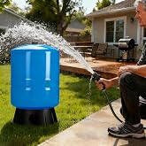 20gallon Water Pressure Tank For Well Systems, Vertical Bladder Tank for 30/50 | 40/60 | 50/70 Switch, Heavy Diaphragm Tank with &amp; Drinking Liner, for Home Domestic Water Supply (20GAL)