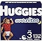 Nighttime Baby Diapers Size 3, 132 Ct, Huggies Overnites