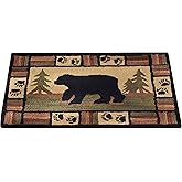 Park Designs Adirondack Bear Hooked Rug, 24 x 36