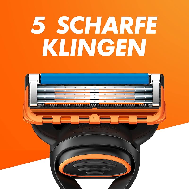 Fusion 5 Rasierer Herren, Metall, Schwarz