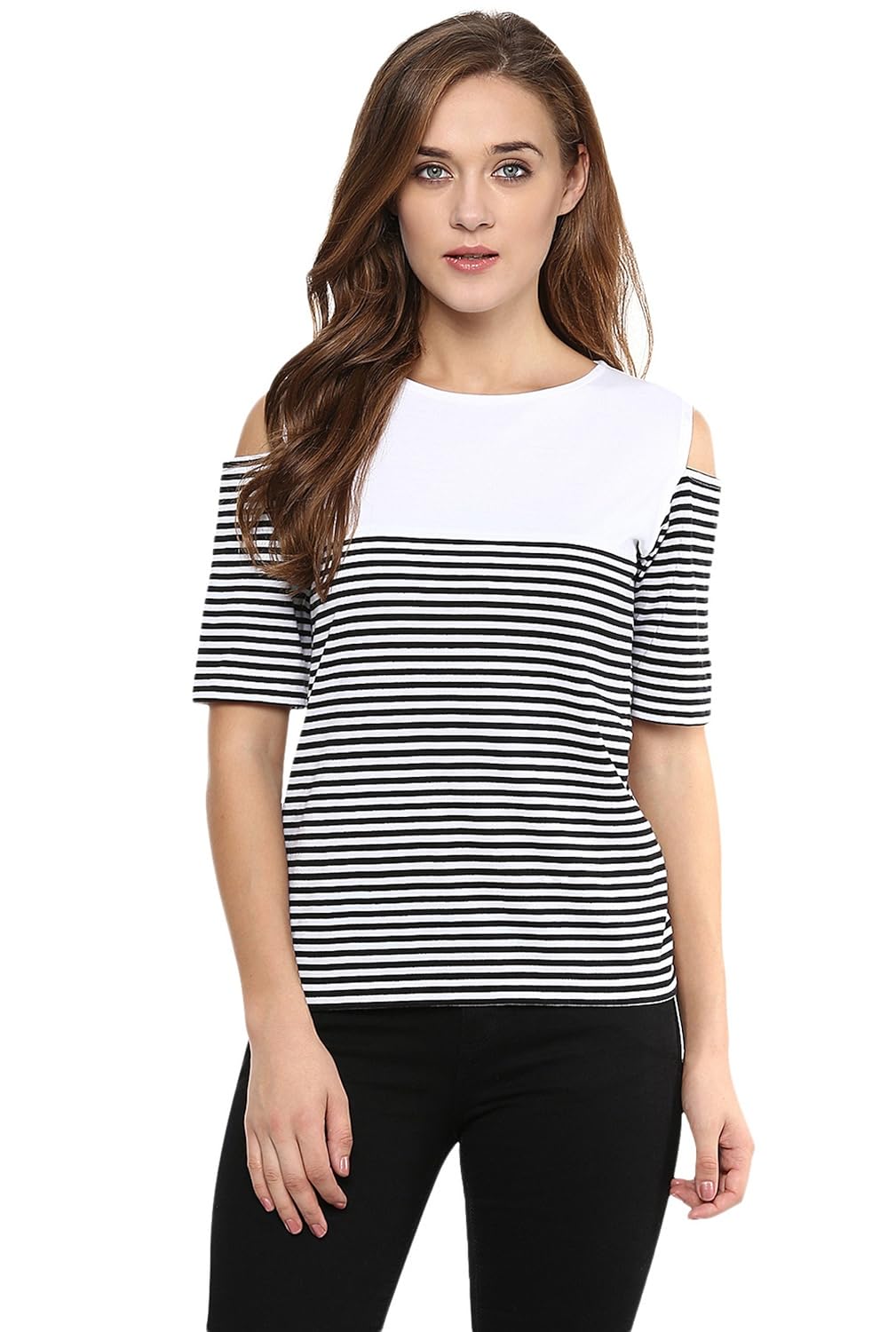 miss chase women's cut-out top