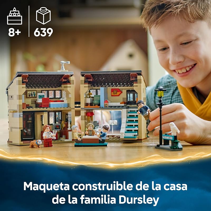 Harry Potter Privet Drive: Visita de Tía Marge - Casa de Juguete con 5 Minifiguras y Figura Inflada de la Tía Marge - Regalo para Niñas y Niños de 8+ Años Fans de Prisionero de Azkaban 76451 — foto 2 de 8
