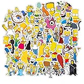Simpson Family Vinyl Waterproof Stickers 50pcs Pack Computer Car Skateboard Motorcycle Bicycle Luggage Guitar Bike Decal Best