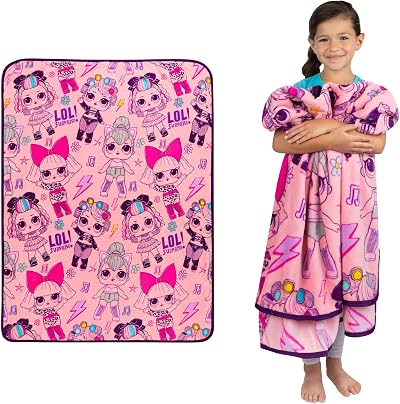 Franco LOL Surprise Plush Throw Blanket 46"x60" Super Soft Micro Raschel