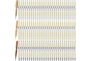 Lothee 84 Pcs 7mm Pen Making Kits for Woodturning Slimline Pen Bulk Twist Pen Kit with Refill Lathe Turning Supplies for Making Pen Office Classroom DIY Friend Teacher Student Gift (Classic Color)
