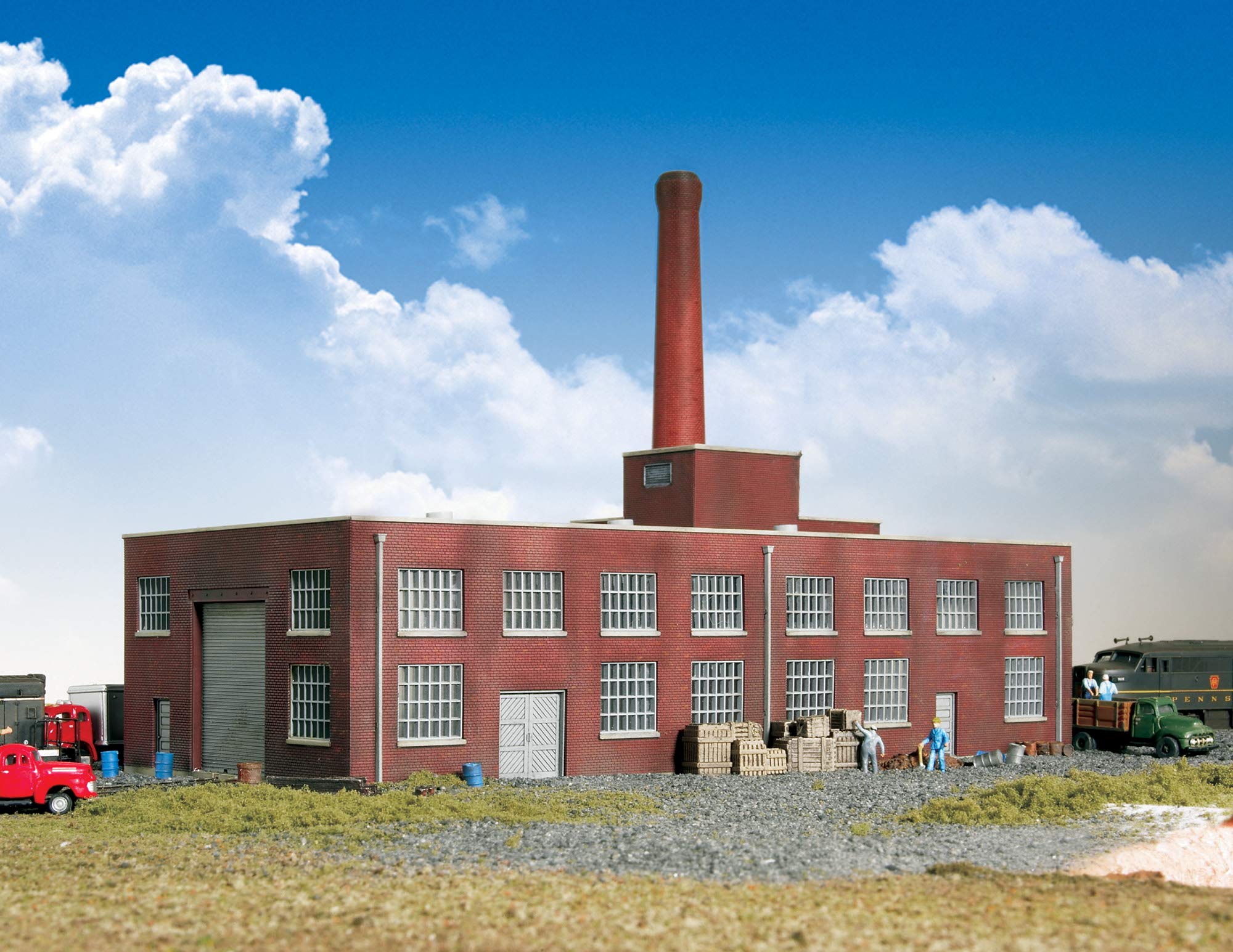 Cornerstone Walthers, Inc. Machine Shop Kit, 8-1/8 X 5-3/16 X 6-1/2" 20.6 X 13.2 X 16.5cm, Grey