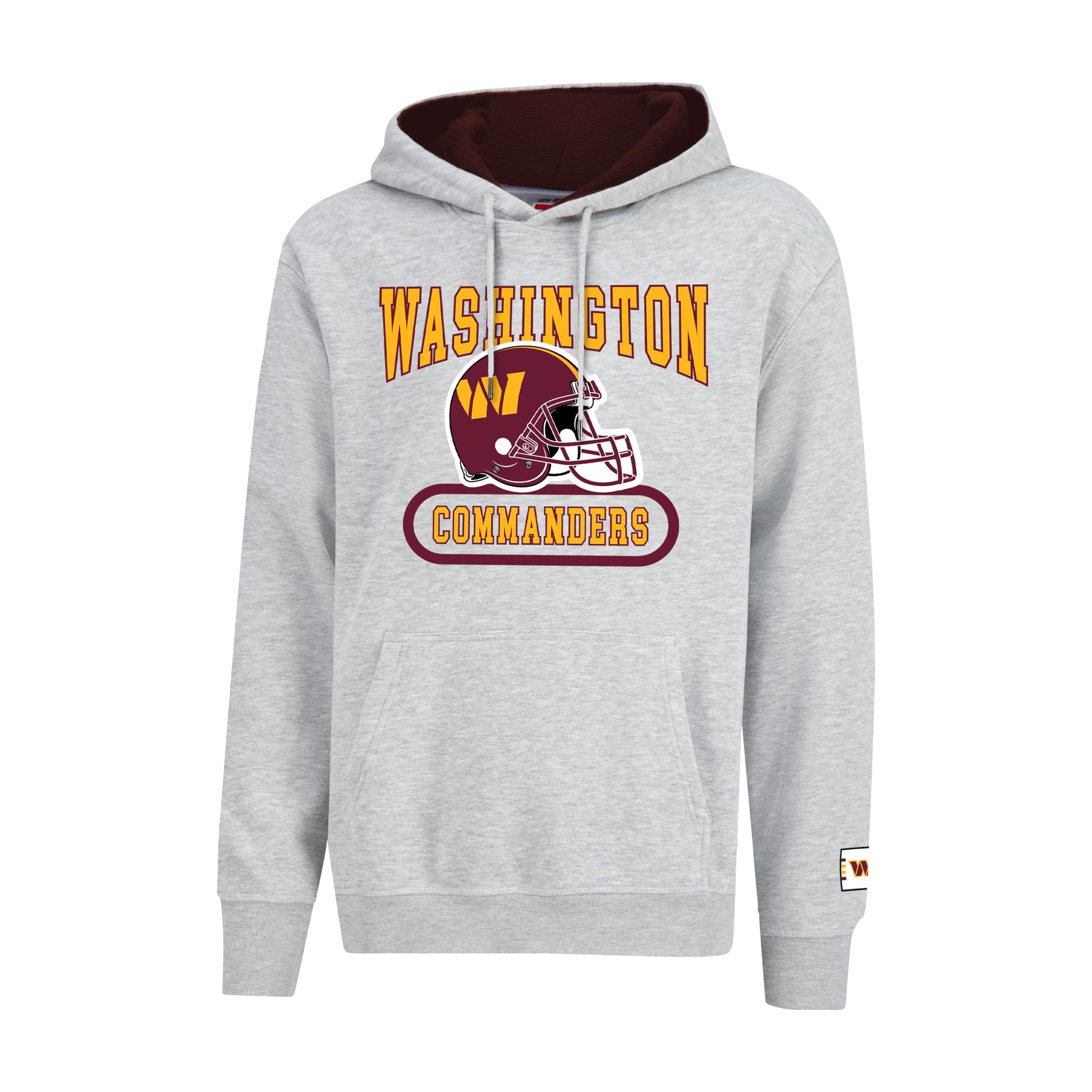 Ultra Game Adults NFL Official Super Soft Beast Mode Hoodie Sweatshirt, Washington Commanders, Heather Gray, XX-Large Image