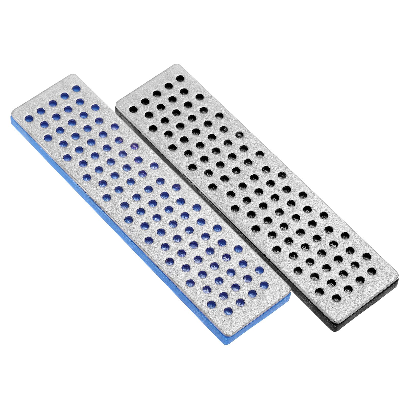 PATIKIL 100mm Extra Coarse Ski Snowboard Diamond Stone,2Pcs Ski Edge Sharpener Diamond Edge Files Snowboard Whetstone, Multicolored